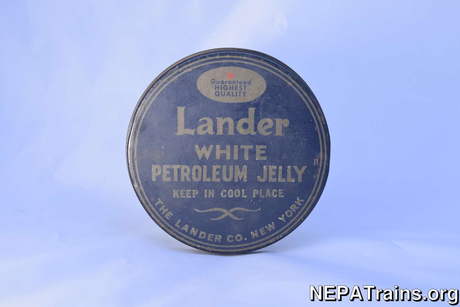Lander White Petroleum Jelly Jar
