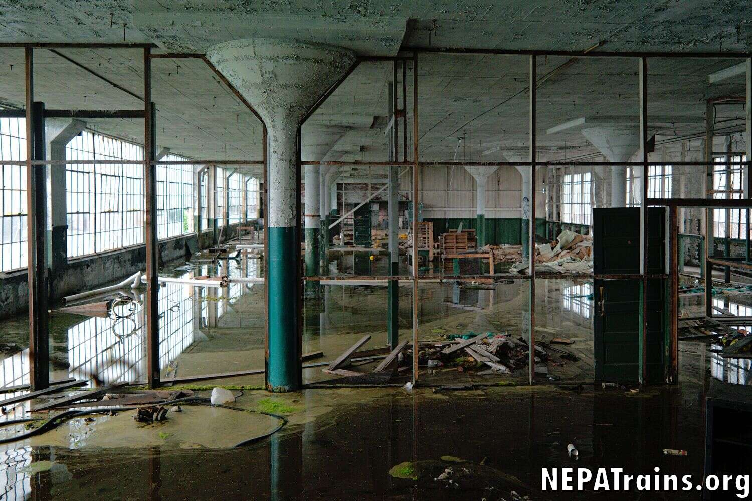 Scranton Lace Factory Flooded Room