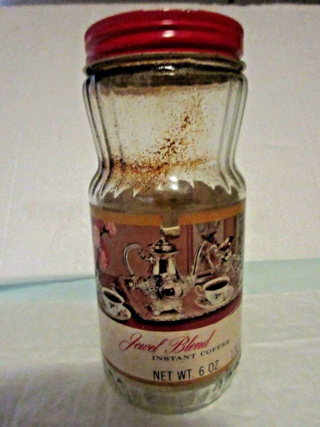 Vintage Jewel Coffee Bottle with Paper (Front)