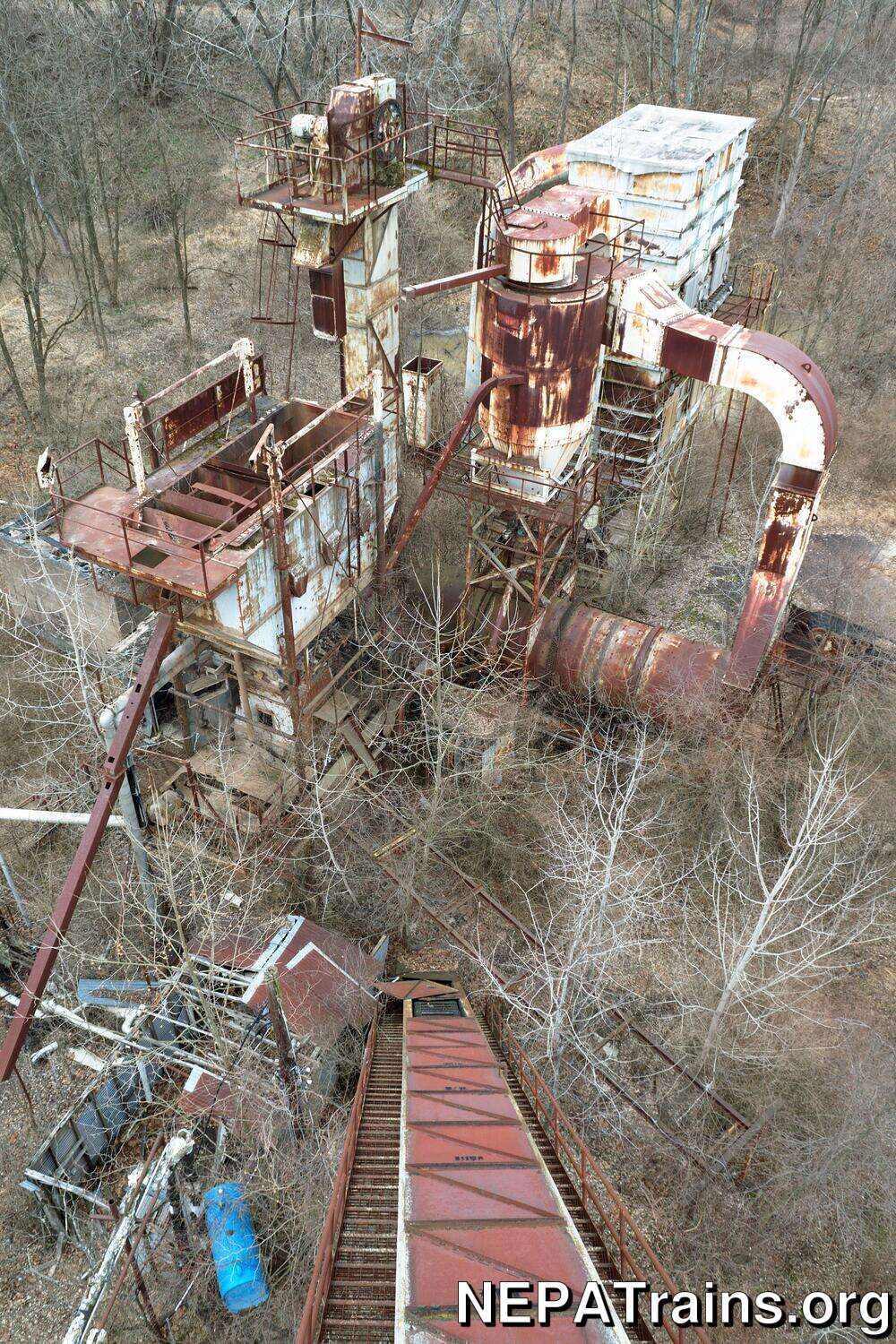 Asphalt Plant 6910 View from the Silo