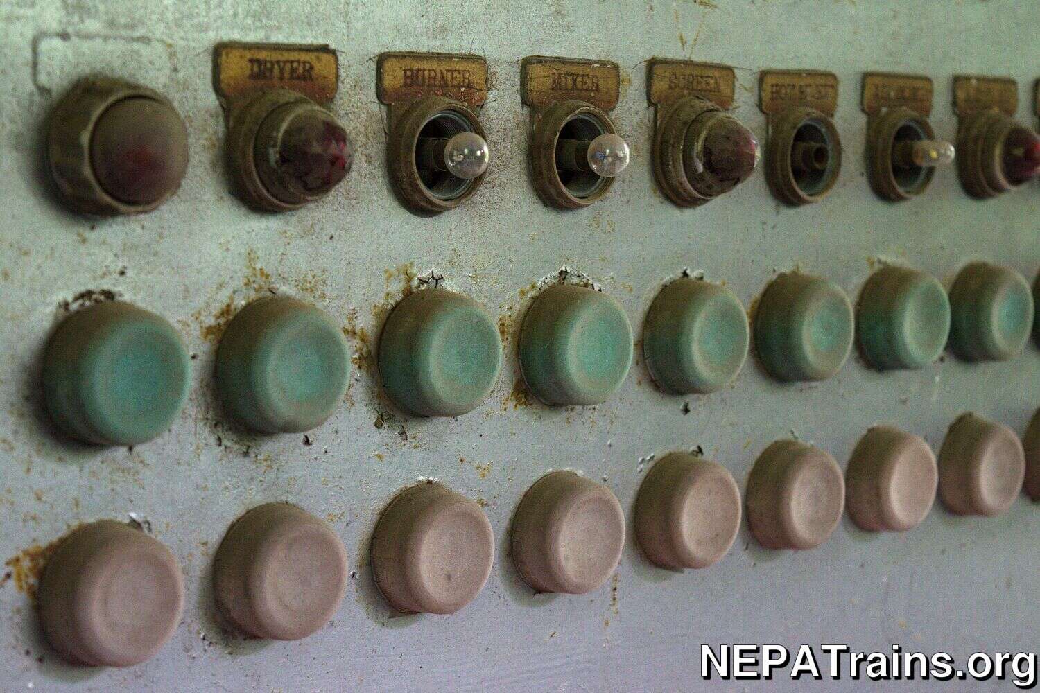 Asphalt Plant 6910 Control Room Buttons