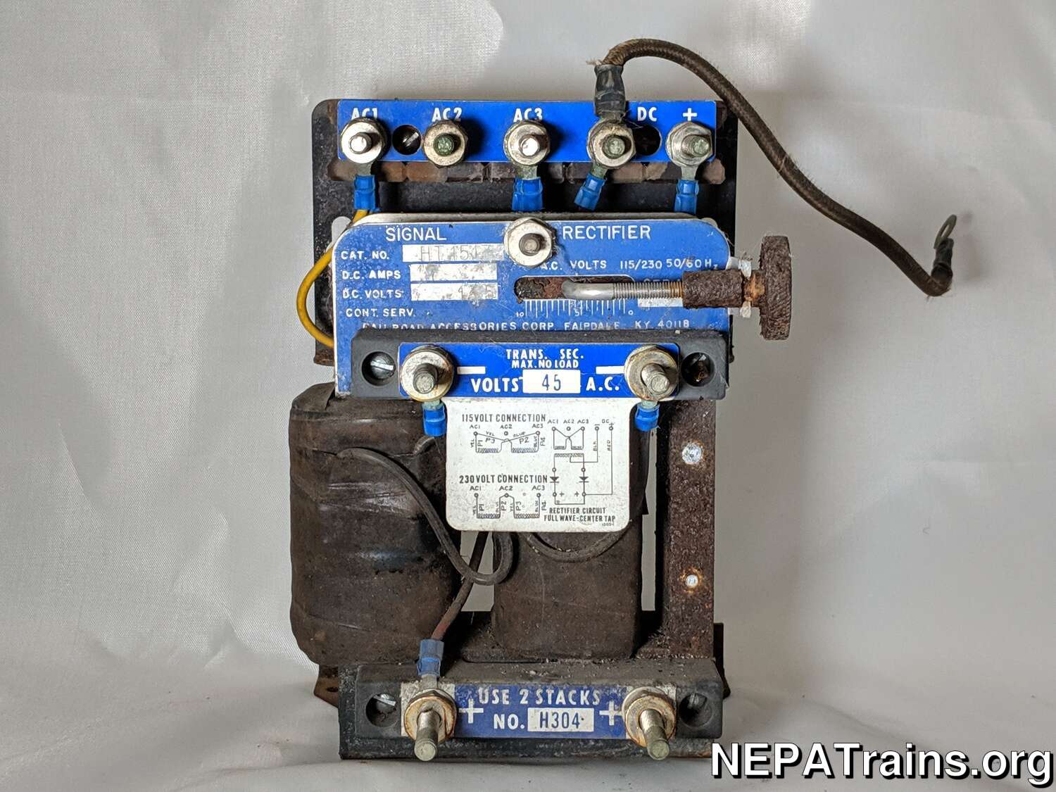 Railroad Accessories Corp. Signal Rectifier without SSRs