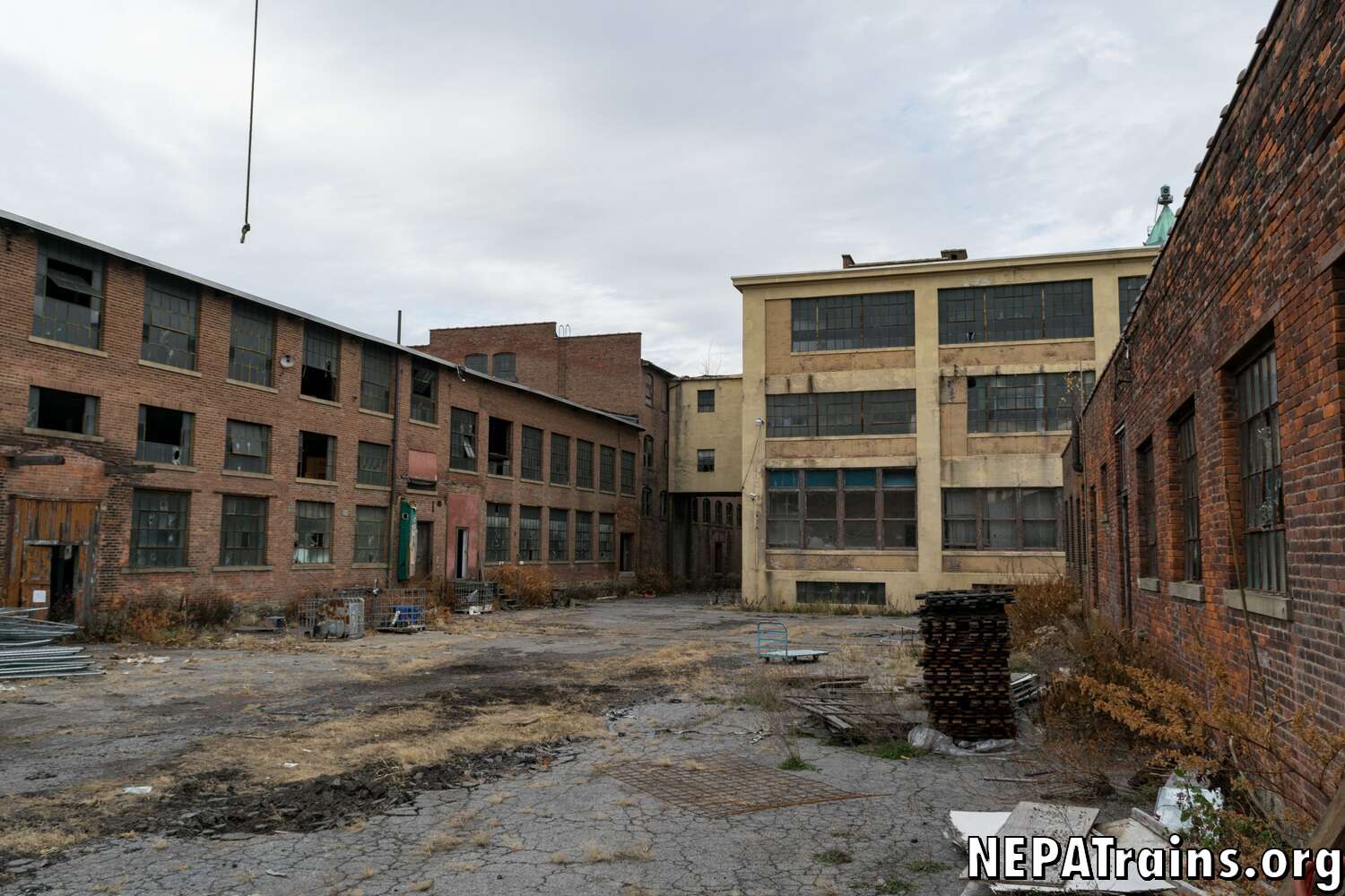 Scranton Lace Factory Courtyard