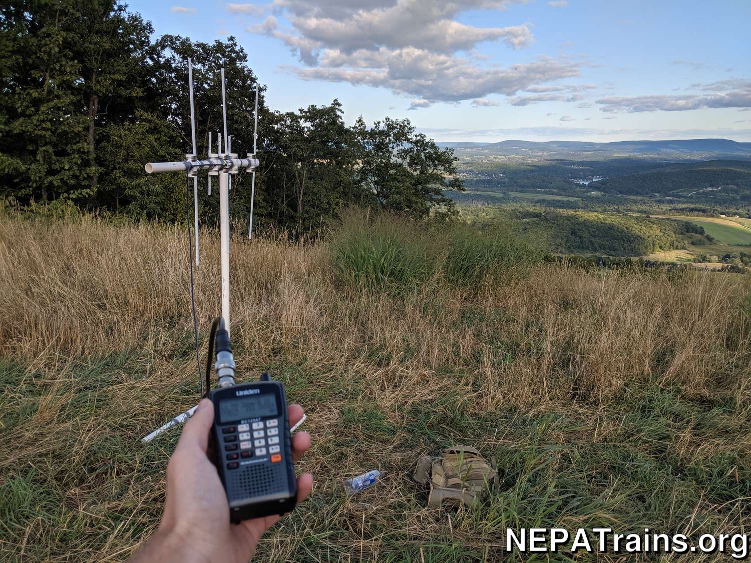 2m70cm Yagi on Osterhout Mountain